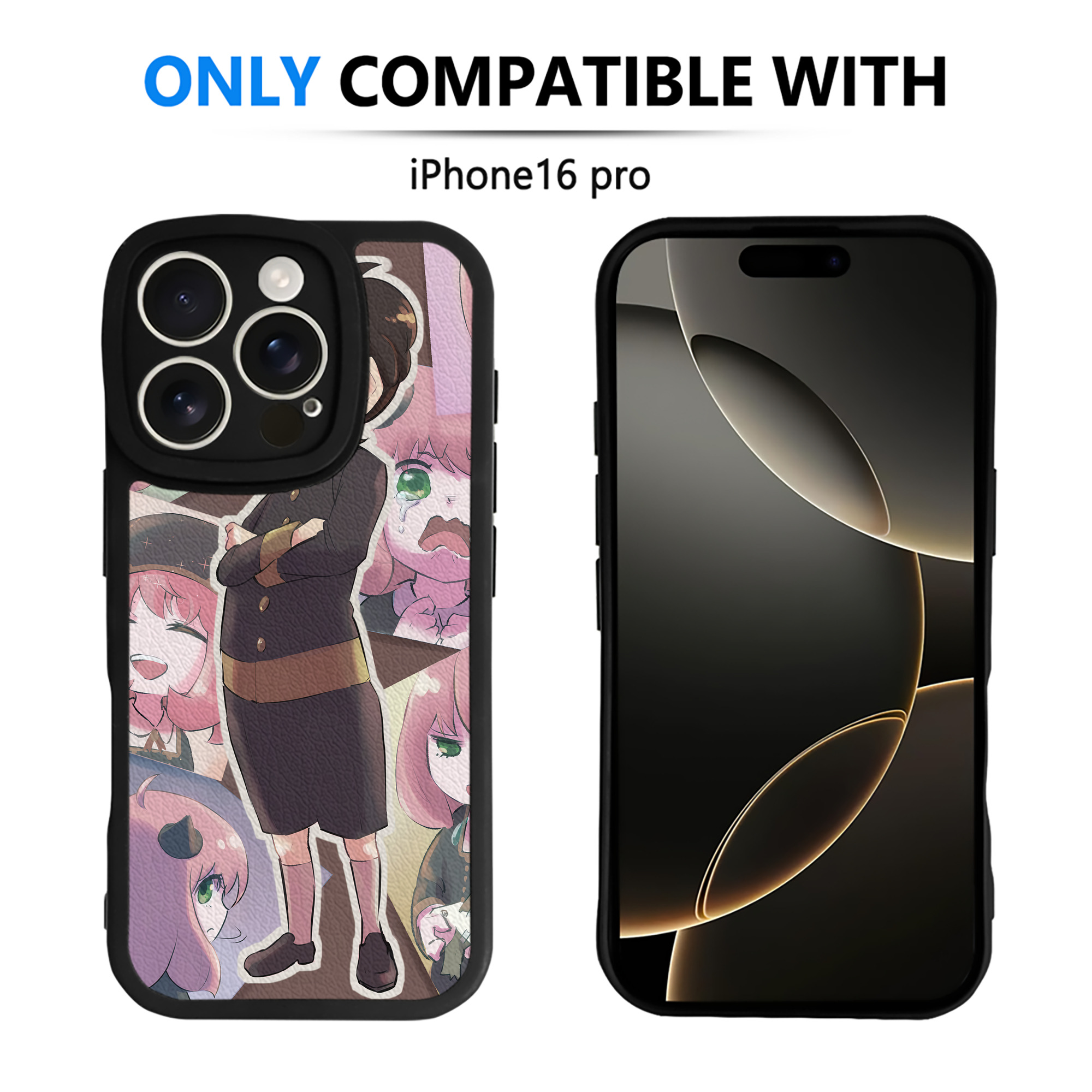 （画像用） SPY×FAMILY间谍家家酒 【iPhone 16シリーズ対応】シリコンスマホケース（レザー調） 材質：シリコン